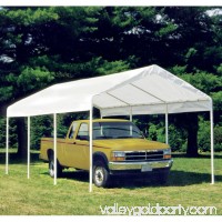 Shelterlogic Max AP 10' x 20' 2-in-1 Canopy with White Cover Enclosure Kit   554797721